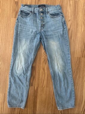 Aeropostale Light Blue Straight Men's Jeans with Button-Fly